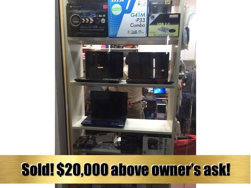 (已失效)SOLD!!!--Profitable Computer Repair Shop Selling At 100% ROI / 1 X PE (Call David 91455466)