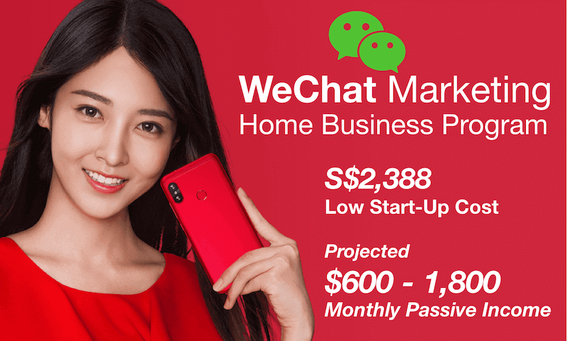 WeChat Marketing Home Business : $600-1,800 Passive Income Per Mth