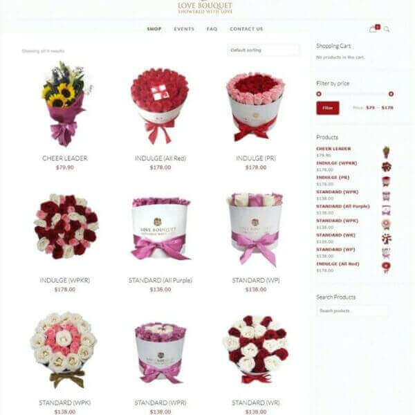 (已失效)$9,000 Online Florist Shop For Sale!