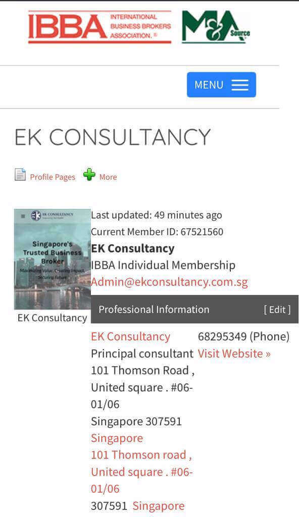 (已失效)*** Ek Consultancy *** Connect +65 68295349 ***