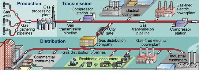 (已失效)Gas Distribution Organization. Wholesale of natural gas.