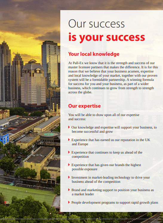 (已失效)Pall-Ex Group looking for Master License Partners in South East Asia