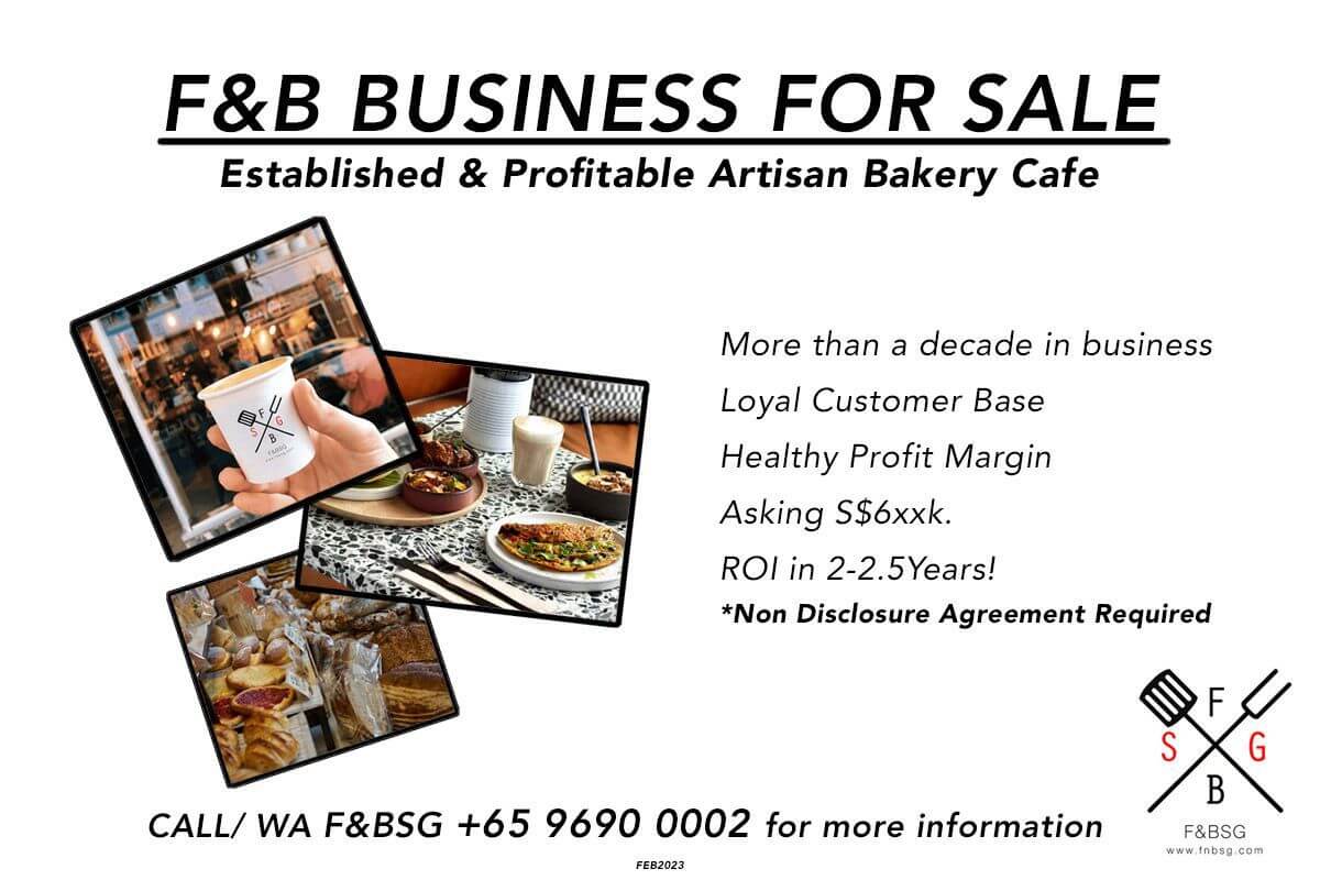 (已失效)Established & Profitable Bakery For Sale. ROI In 2 Years.