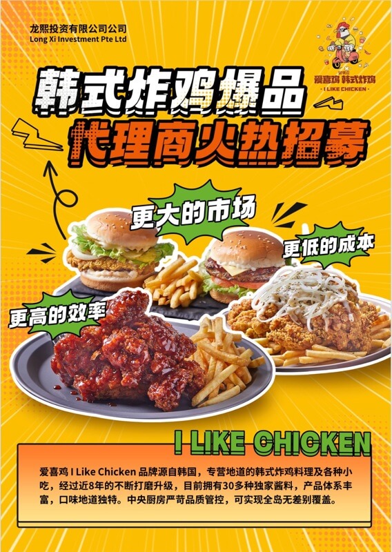 Korean Fried Chicken And Burgers franchise 