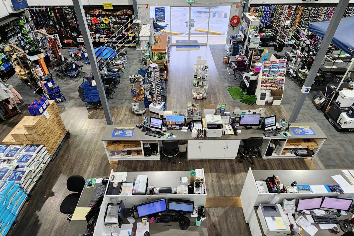 CAMPING & FISHING RETAIL STORE