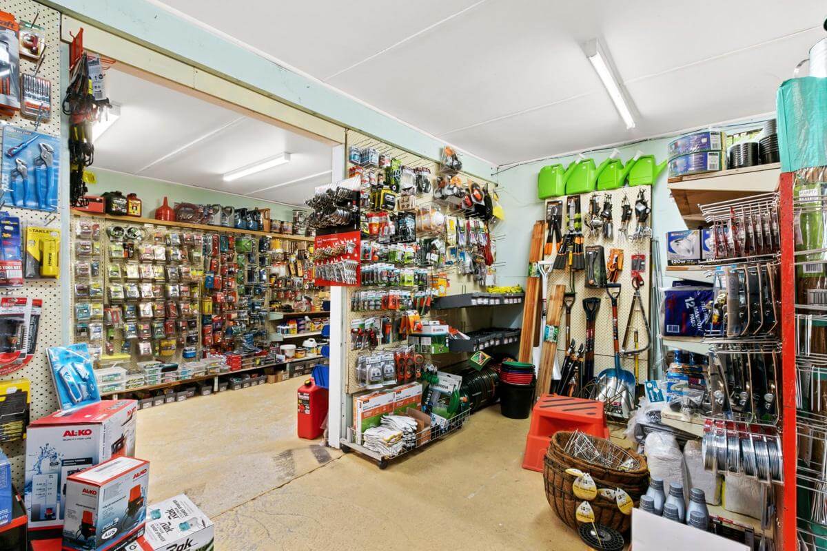 Freehold and Business.  Beautiful Loch Sport. Garden centre and Hardware.