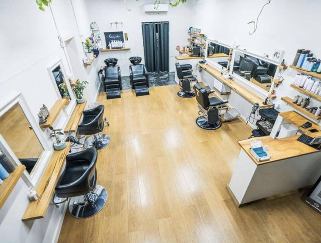 Organic and sustainable hair salon
