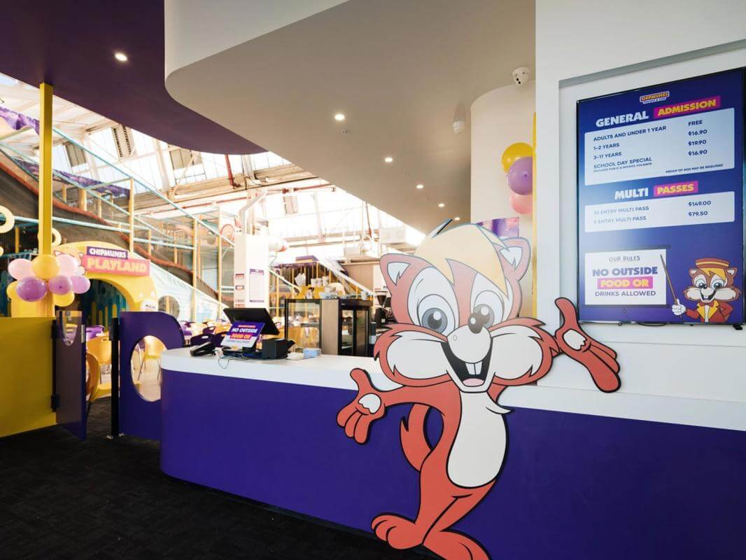 Established Children's Playland & Café Franchise  Chipmunks Brisbane