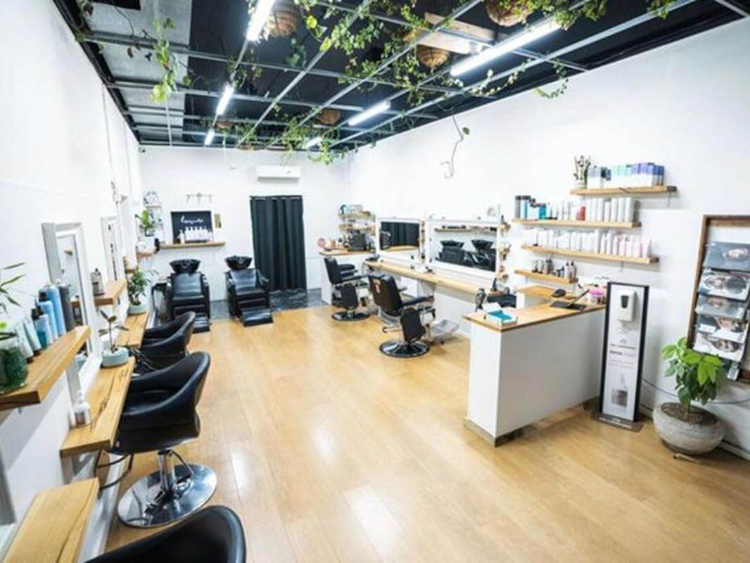 Organic and sustainable hair salon