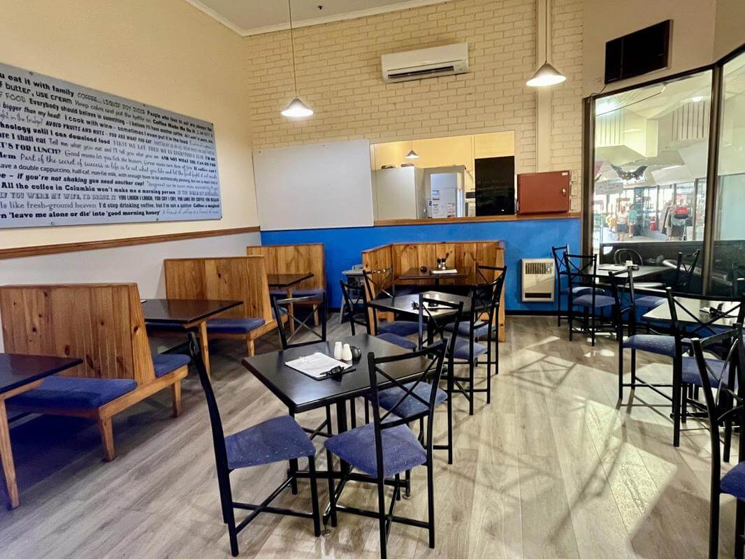 Long Established Fully Licensed Libby's Cafe In Hub Arcade T/O $7,300+ per week
