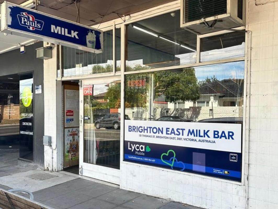 Convenience/Milk Bar with a 2 bedroom apartment.