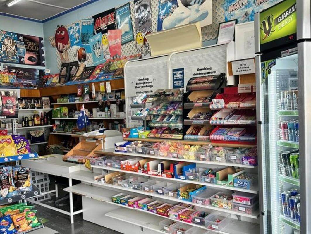 Convenience/Milk Bar with a 2 bedroom apartment.