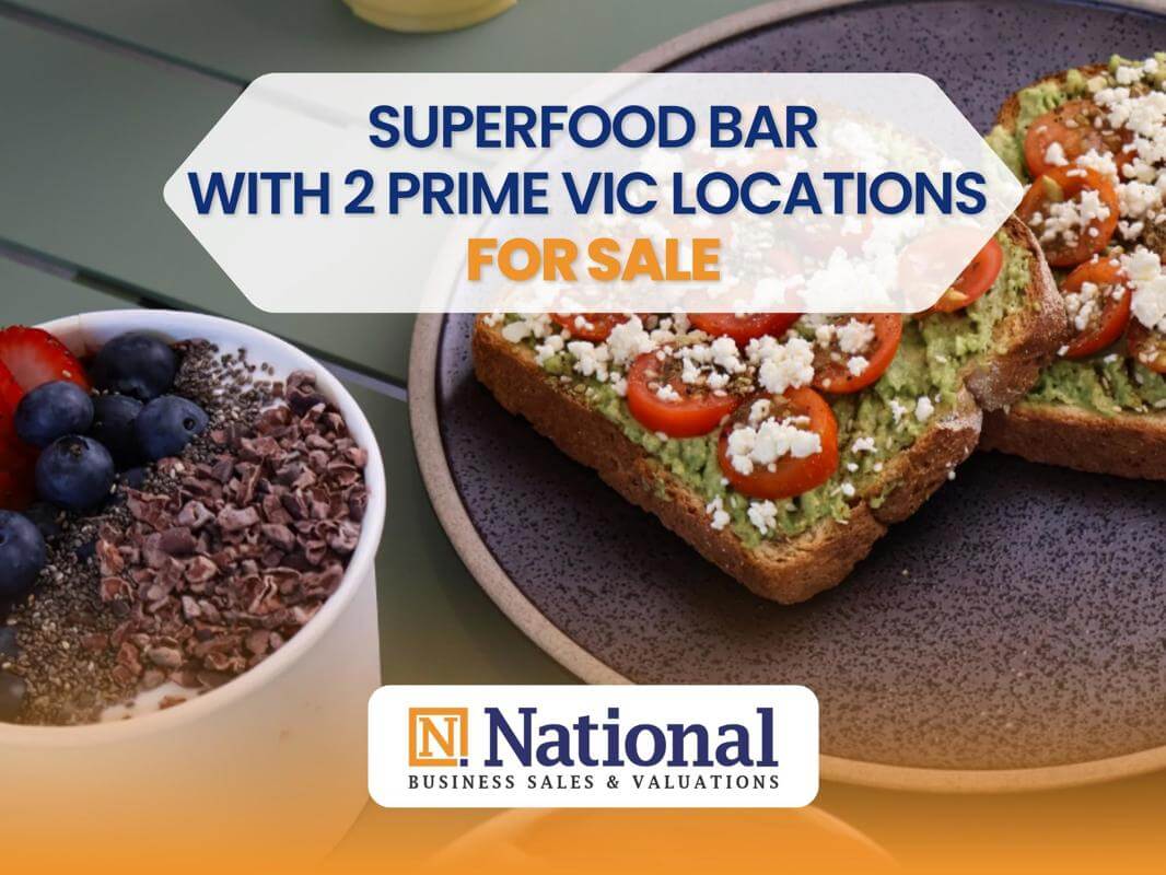 Two Established Acai Berry Superfood Bar for Sale in Melbourne