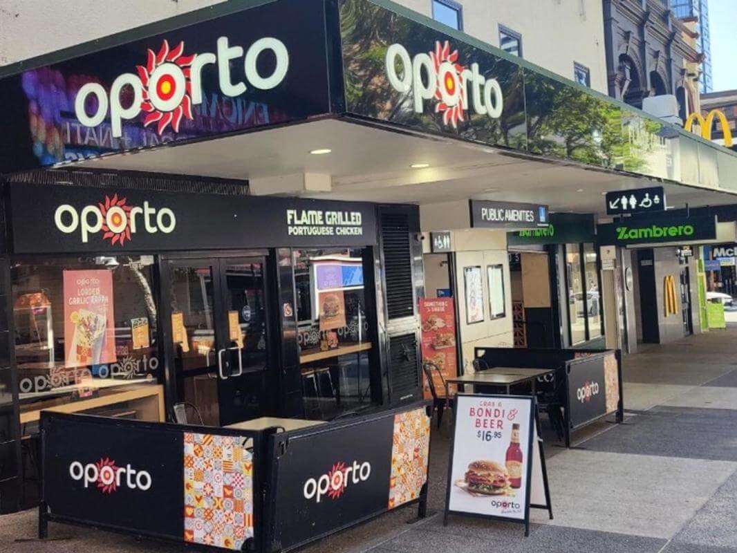 Oporto Fortitude Valley, Lease until 2047, Sales 3.5% up on last year, Profitable to working owner