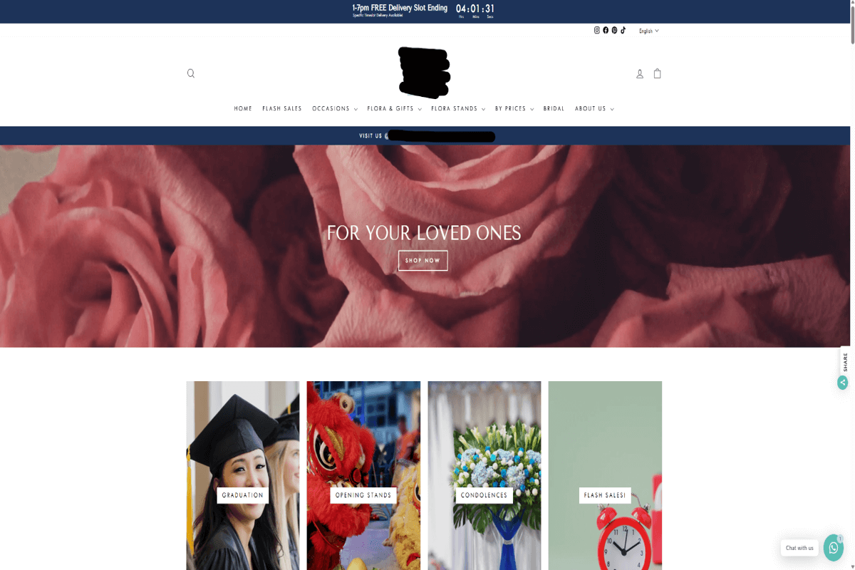 Leading Online Florist In Singapore For Sale