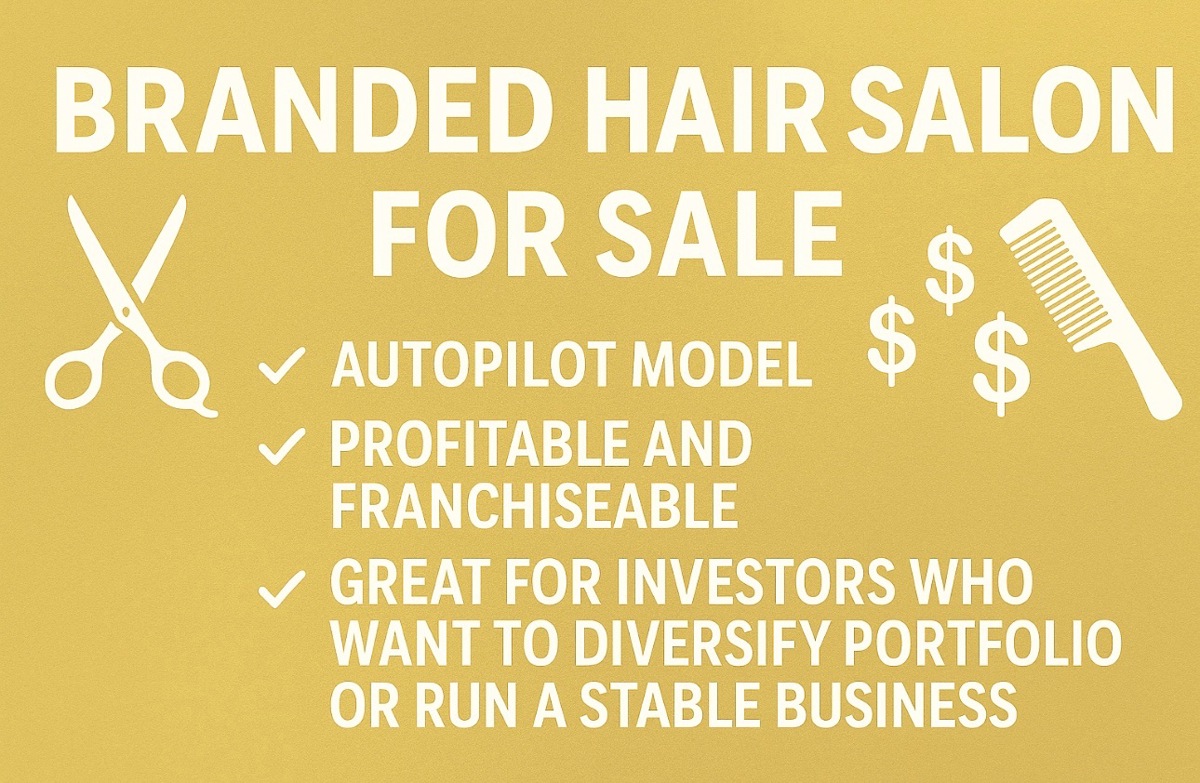 Profitable, Branded & Prime Location Hair Salon With 30+ Years Client Database