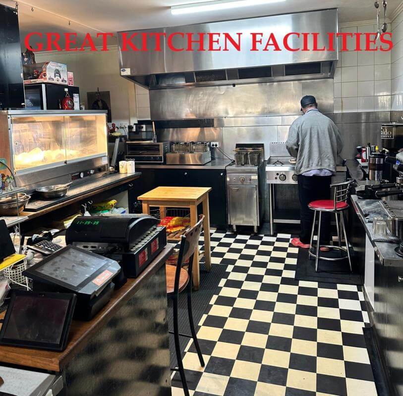 Take Away -  Milk Bar with a 2 bedroom apartment.