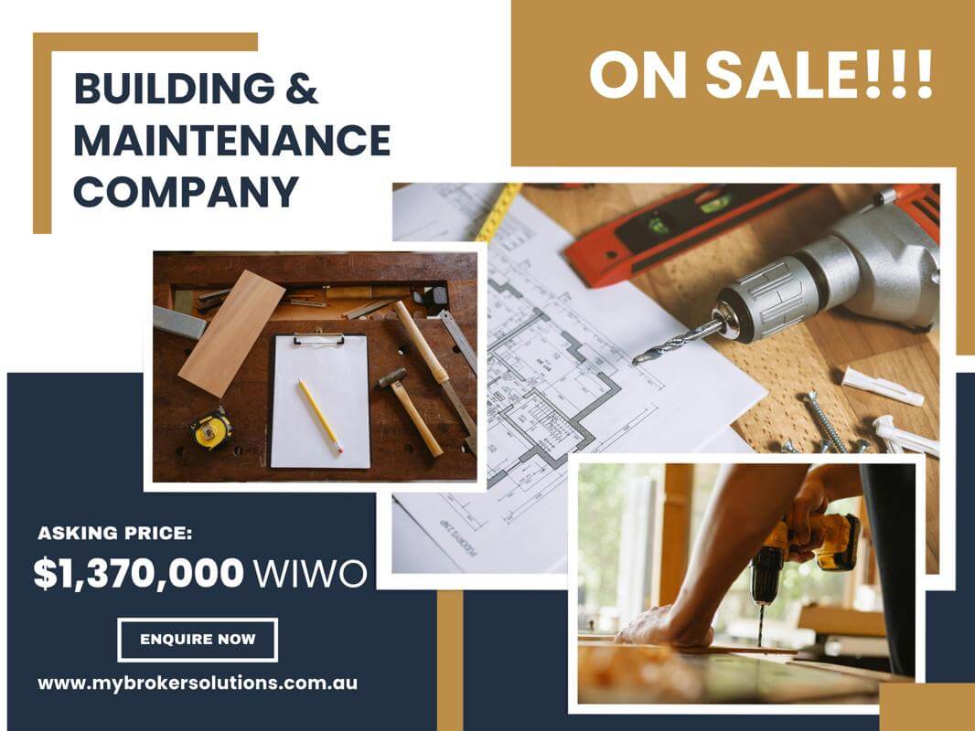 SALE! Building & Maintenance Company