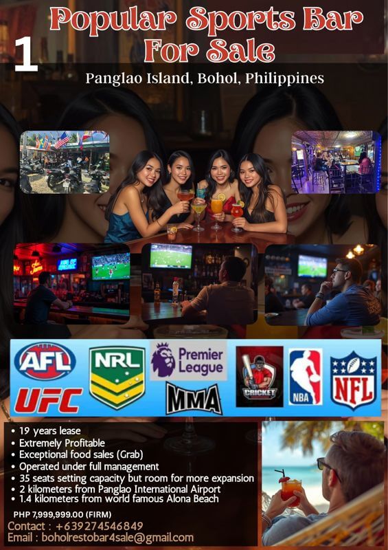 Sports Bar For Sale