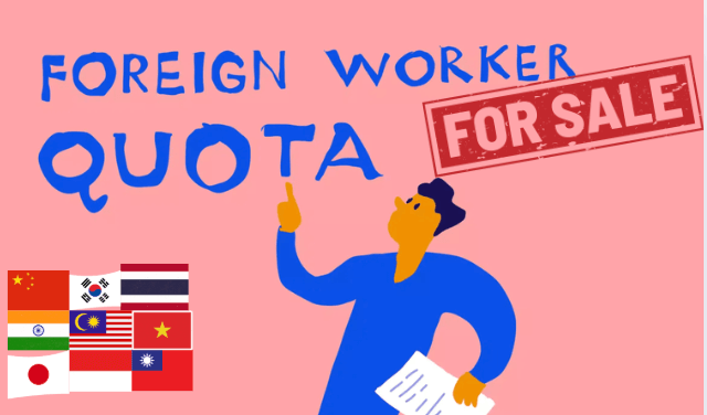 Selling Foreigner Manpower Quota. Many Slots