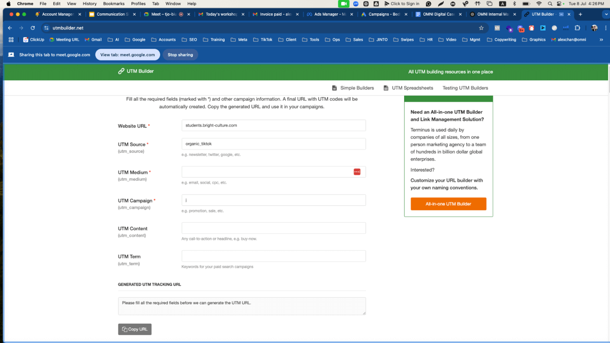 E-Commerce Supplements Brand In US