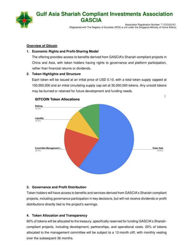 Seeking Investors For Economic Rights Tokens