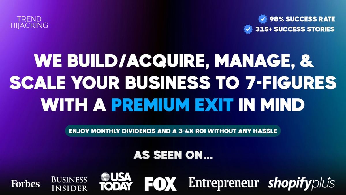 Buy This Business Ready For 24-Month Value Creation + Management