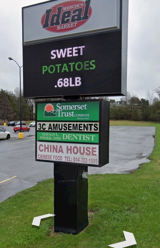 美国超市半卖半送