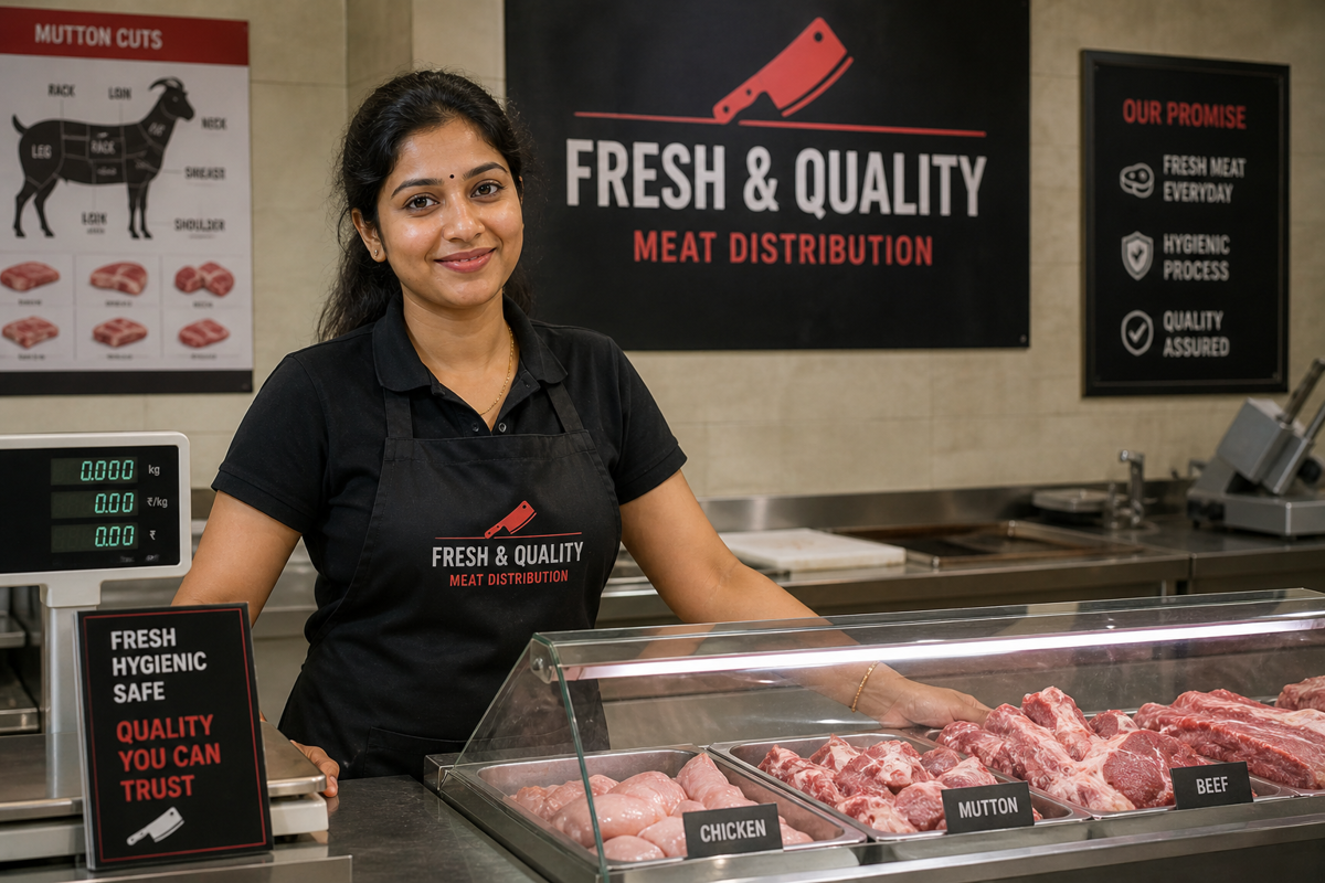 Established Meat Distribution Biz in Little India ! High Margin %