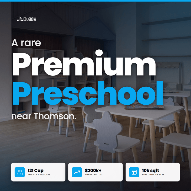💰 Profitable Childcare Centre Near Thomson | Established With Strong Enrolment