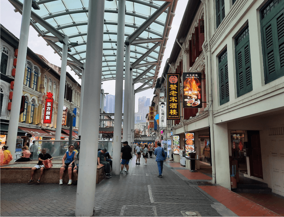 稀有牛車水(新加坡)有地保留三層樓店屋! 地契999 Years! 近 MRT! 外僑可購! 有租约！請連络中介 Violet 面談!