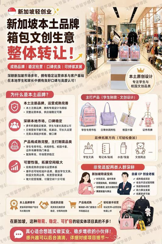 Established Bag And Luggage Store In Yishun Shopping Mall For Sale义顺大型购物中心知名行李箱及包袋店出售