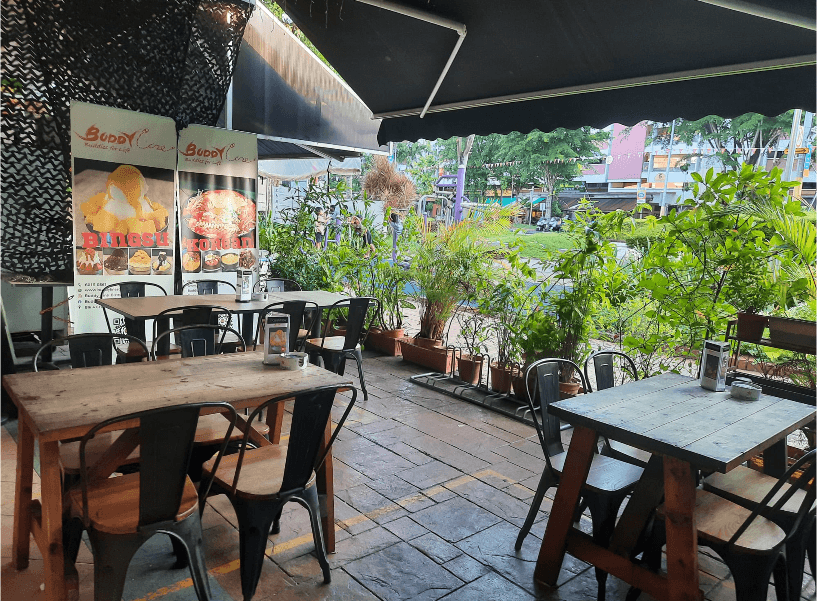 Cafe In Changi Village. 樟宜村店面招租, 适合cafe，Ice Cream & 榴莲專賣店等。