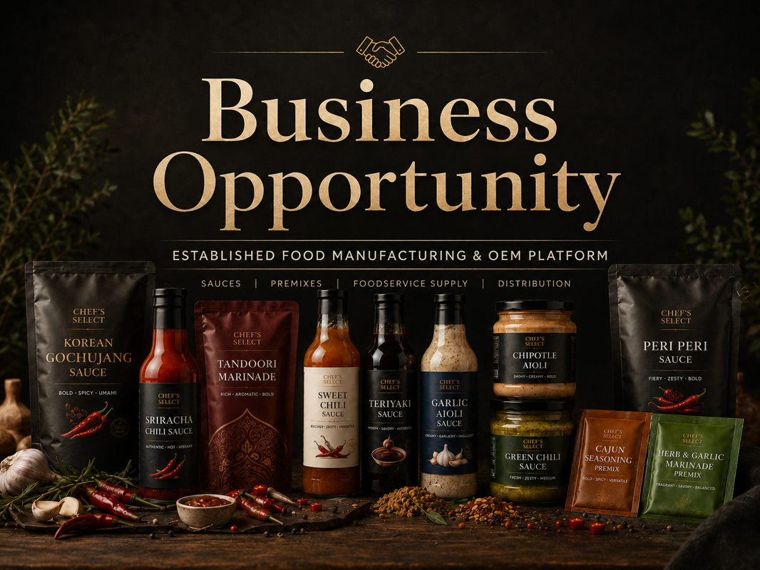 Strategic Investor Wanted – Established 20+ Year Food Manufacturing Business 