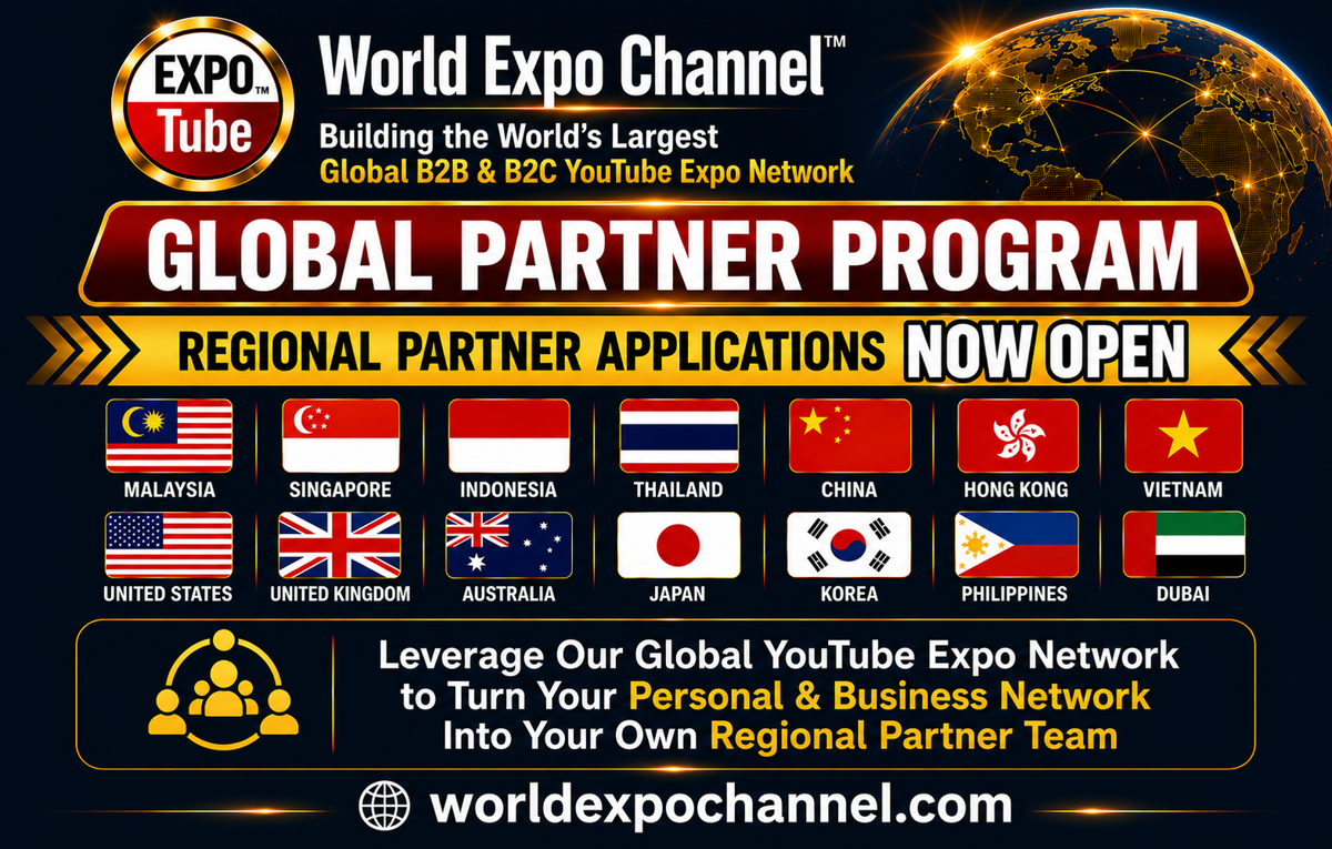 【JOIN NOW】Regional Partner - YouTube World Expo Channels【Spore, Msia, Thai, Indo, China, HK, Taiwan】