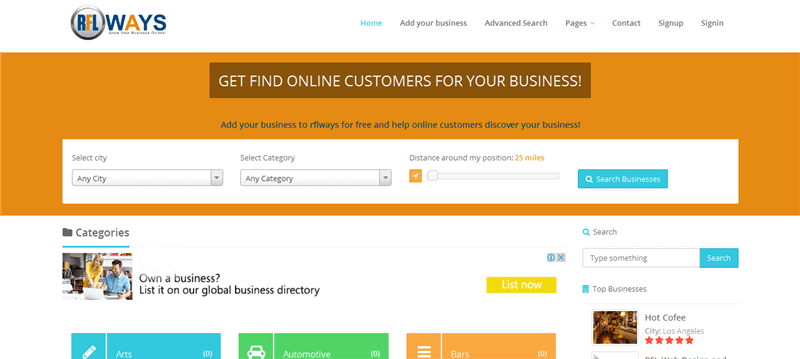 (已成交)Rflways.Com Multipal Business Directory With Business Listed