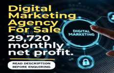 🚀 *Selling Cheap* Profitable Digital Marketing Business For Sale 📈 $29,720 Net Profit (Monthly)