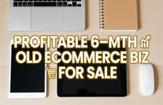 6-Months Old Profitable E-Commerce Business For Sale